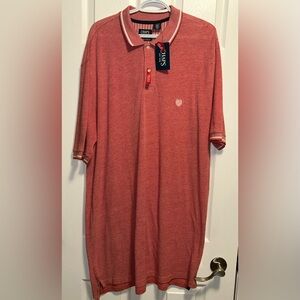 Chaps Men's Polo Shirt in Rich Red